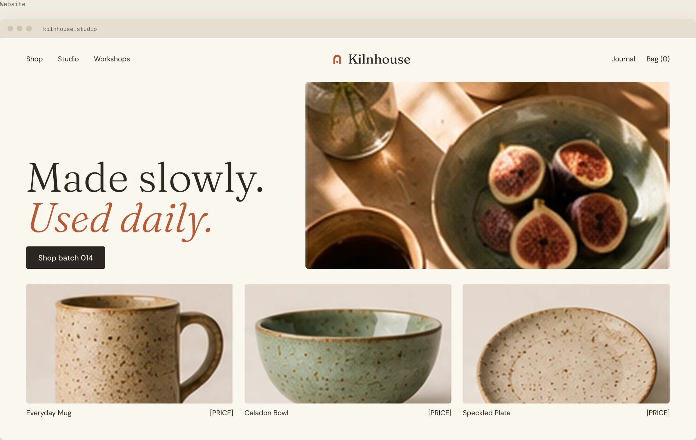 Kilnhouse website